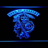 Sons of Anarchy Neon Lumineux multicolor...